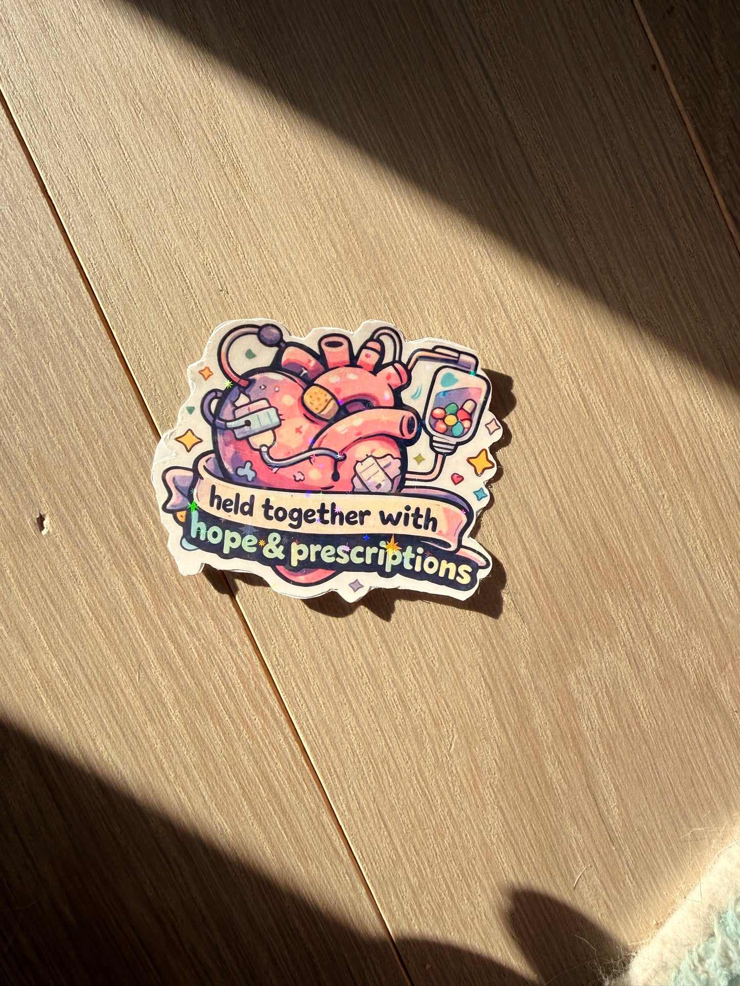 🫀 HELD TOGETHER WITH HOPE & PRESCRIPTIONS