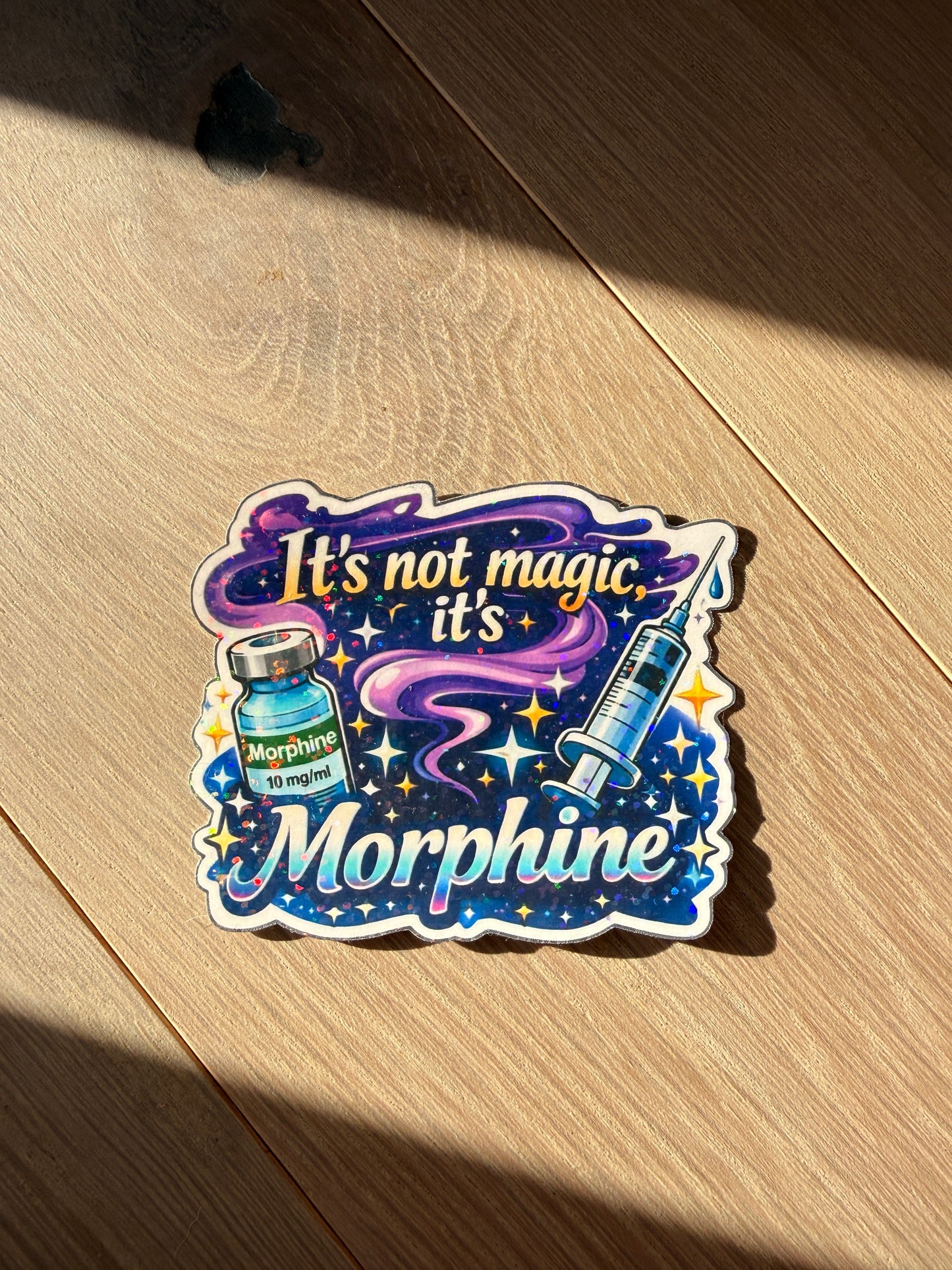 It’s not magic, it’s morphine
