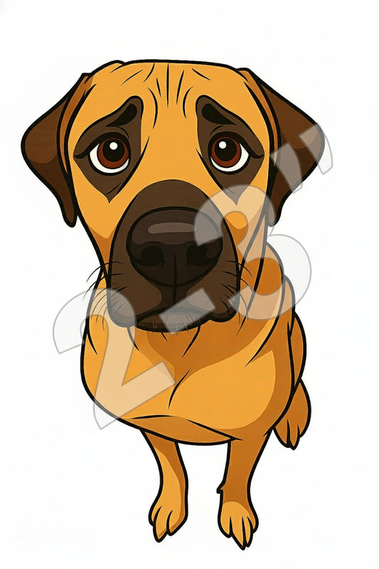 Cartoon Pet Sticker 2-3"